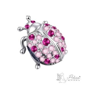 Pink Ladybug Charm