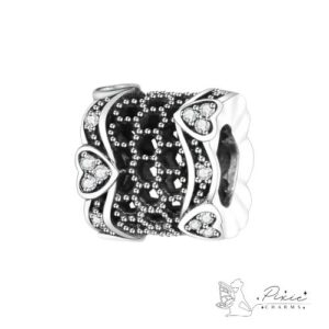 Honeycomb Heart Charm