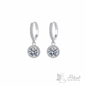 Crystal Loop Hoop Earrings