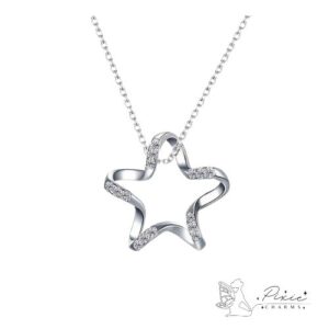 Silvery Star Necklace