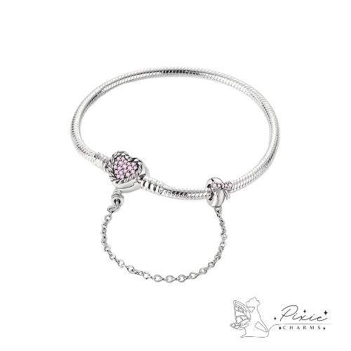 Heart & Bow Bracelet