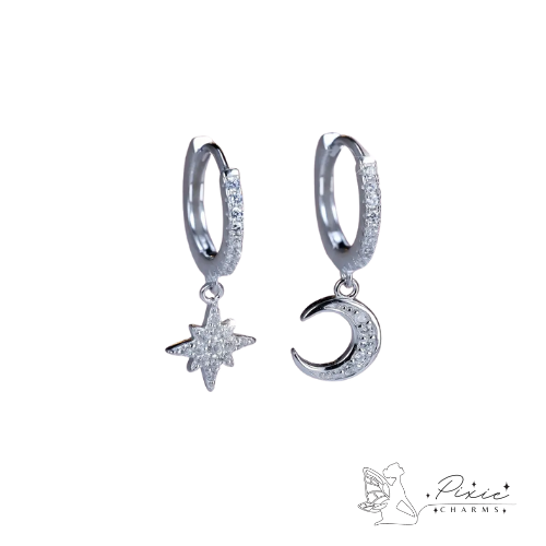 Moon & Shine Hoop Earrings