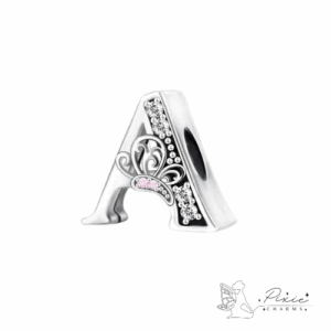 Winged Initial Charms
