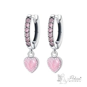 Pink Love Earrings