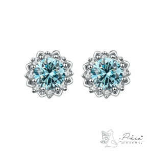 Moissanite Bloom Studs